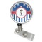 Blue Pirate Retractable Badge Reel (Personalized)