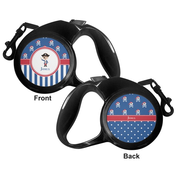 Blue Pirate Retractable Dog Leash - Small - Apvl