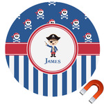 Blue Pirate Car Magnet (Personalized)
