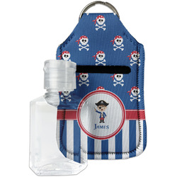 Blue Pirate Hand Sanitizer & Keychain Holder - Small (Personalized)