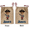 Blue Pirate Santa Sack - Front & Back (Personalized)