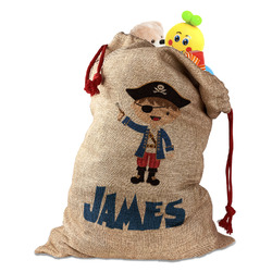 Blue Pirate Santa Sack (Personalized)