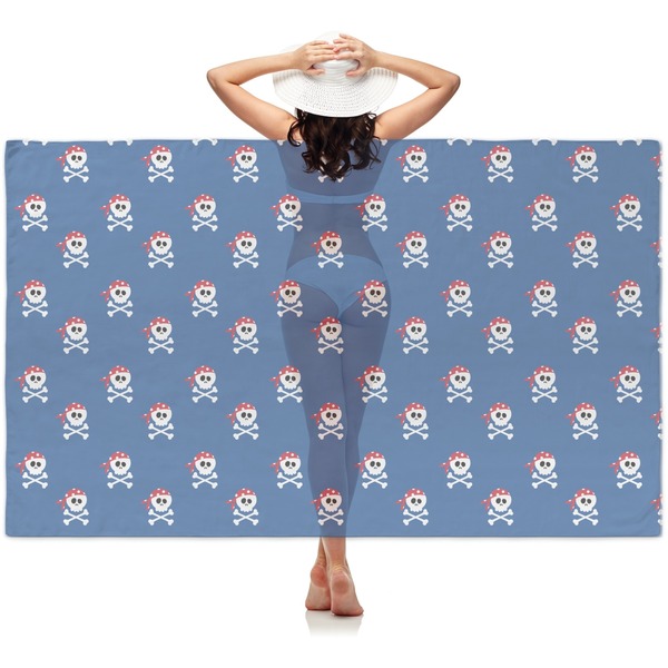 Custom Blue Pirate Sheer Sarong