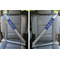 Blue Pirate Seat Belt Covers (Set of 2 - In the Car)