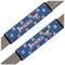 Blue Pirate Seat Belt Covers (Set of 2) (Personalized)