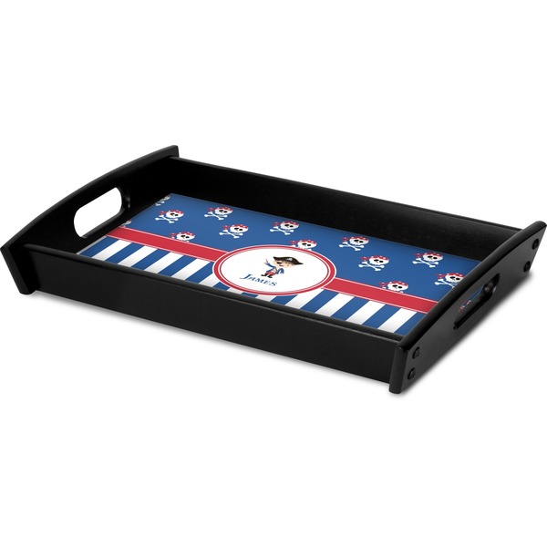Blue Pirate Serving Tray Black - Corner