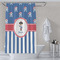 Blue Pirate Shower Curtain Lifestyle