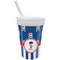 Blue Pirate Sippy Cup with Straw