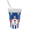 Blue Pirate Sippy Cup with Straw (Personalized)