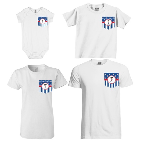 Blue Pirate Sized Pockets on Various Products