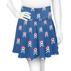 Blue Pirate Skater Skirt - Medium