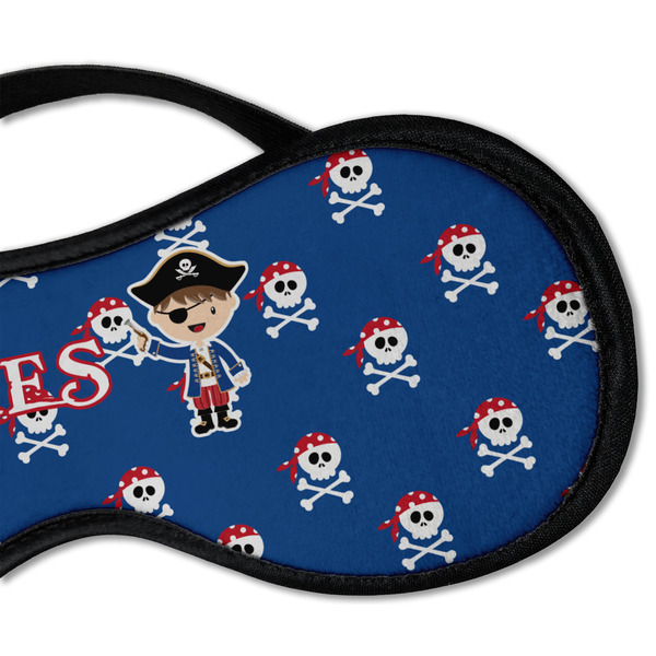 Blue Pirate Sleeping Eye Mask - DETAIL Large