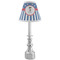 Blue Pirate Small Chandelier Lamp - LIFESTYLE (on candle stick)