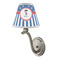 Blue Pirate Small Chandelier Lamp - LIFESTYLE (on wall lamp)
