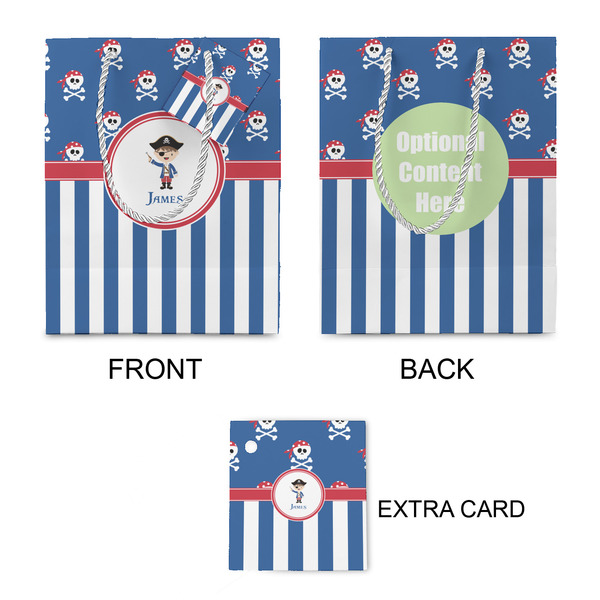 Blue Pirate Small Gift Bag - Approval