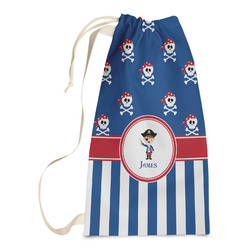 Blue Pirate Laundry Bags - Small (Personalized)