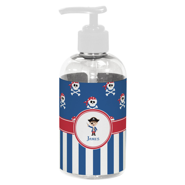 Blue Pirate Small Liquid Dispenser (8 oz) - White