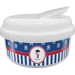 Blue Pirate Snack Container (Personalized)