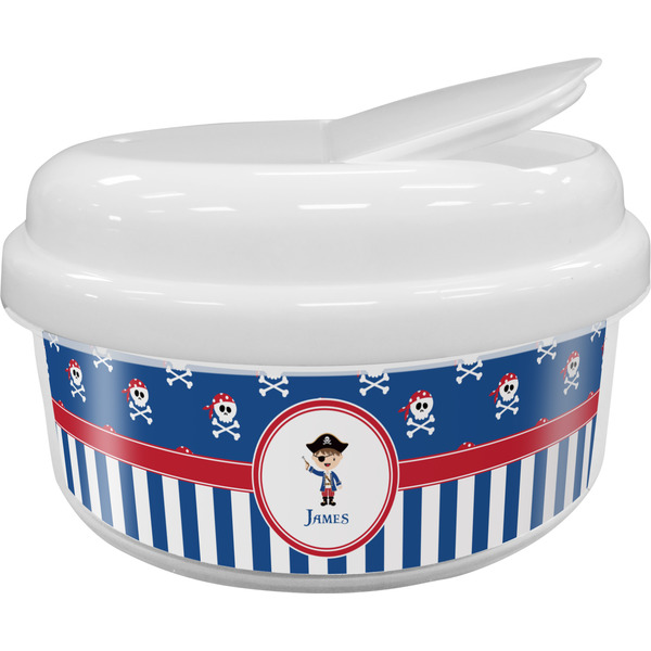 Custom Blue Pirate Snack Container (Personalized)