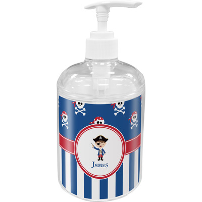 Blue Pirate Acrylic Soap & Lotion Bottle (Personalized)