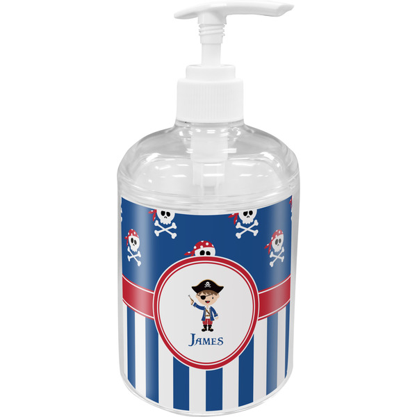 Blue Pirate Soap / Lotion Dispenser (Personalized)