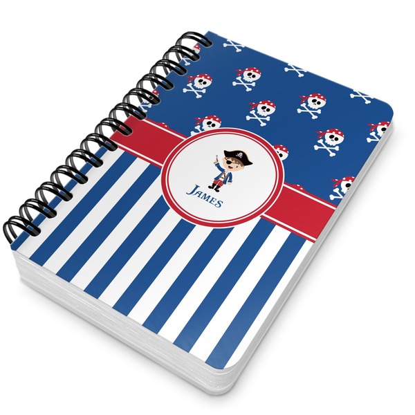 Blue Pirate Spiral Journal 5 x 7 - Main