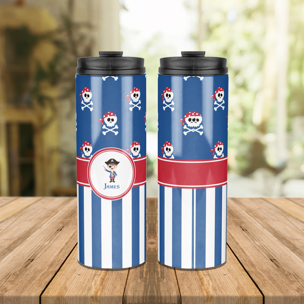 Blue Pirate Stainless Steel Tumbler - Lifestyle
