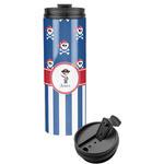 Blue Pirate Stainless Steel Skinny Tumbler (Personalized)