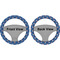 Blue Pirate Steering Wheel Cover- Front and Back