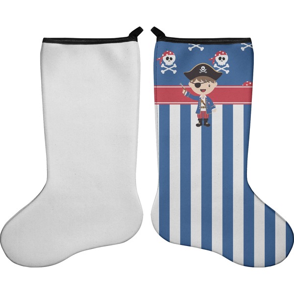 Blue Pirate Stocking - Single-Sided - Approval