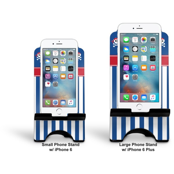 Blue Pirate Stylized Phone Stand - Comparison