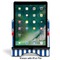 Blue Pirate Stylized Tablet Stand - Front with ipad