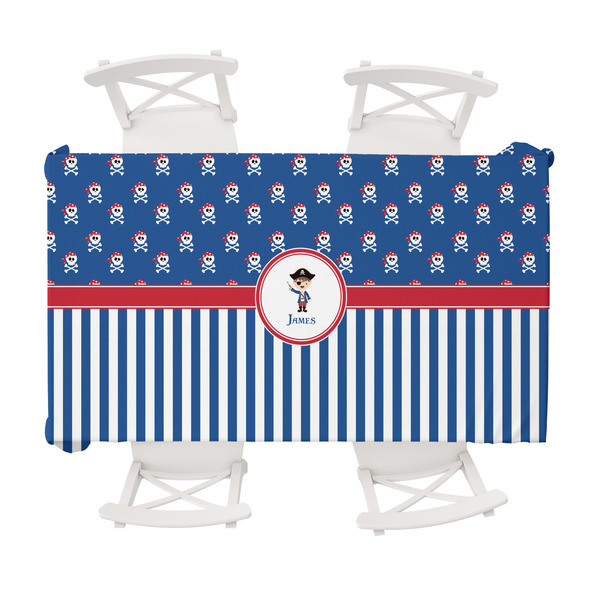 Custom Blue Pirate Tablecloth - 58"x102" (Personalized)