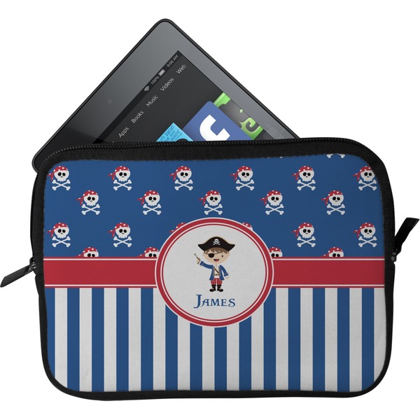 Custom Blue Pirate Tablet Case / Sleeve (Personalized)