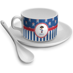 Blue Pirate Tea Cup - Single (Personalized)
