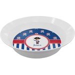 Blue Pirate Melamine Bowl (Personalized)