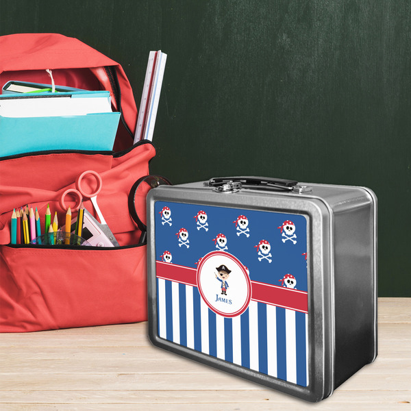Blue Pirate Tin Lunchbox - LIFESTYLE