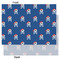 Blue Pirate Tissue Paper - Heavyweight - Large - Front & Back