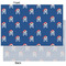 Blue Pirate Tissue Paper - Heavyweight - XL - Front & Back