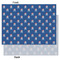 Blue Pirate Tissue Paper - Lightweight - Large - Front & Back