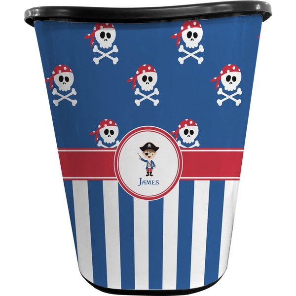 Blue Pirate Waste Basket (Black)