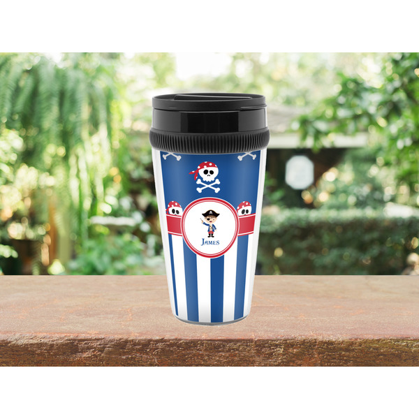 Blue Pirate Travel Mug Lifestyle (Personalized)
