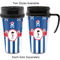Blue Pirate Travel Mugs - with & without Handle