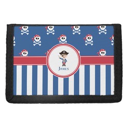 Blue Pirate Trifold Wallet (Personalized)