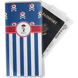 Blue Pirate Travel Document Holder