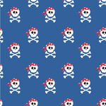 Blue Pirate Wallpaper & Surface Covering (Peel & Stick 24"x 24" Sample)