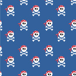 Blue Pirate Wallpaper & Surface Covering (Water Activated 24"x 24" Sample)