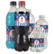 Blue Pirate Water Bottle Label - Multiple Bottle Sizes