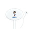 Blue Pirate Oval Plastic Stir Sticks (Personalized)
