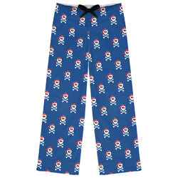 Blue Pirate Womens Pajama Pants - L